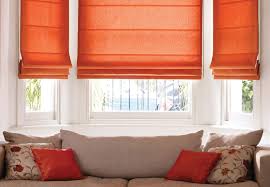 FRONT FOLD ROMAN BLINDS
